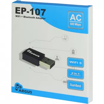 Sieťová karta Inter-Tech 88883056 WLAN Bluetooth 600 Mbit/s
