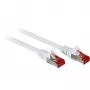 Sieťový kábel Goobay CAT 6 patch kábel RJ-45 Cat6 20 m biely