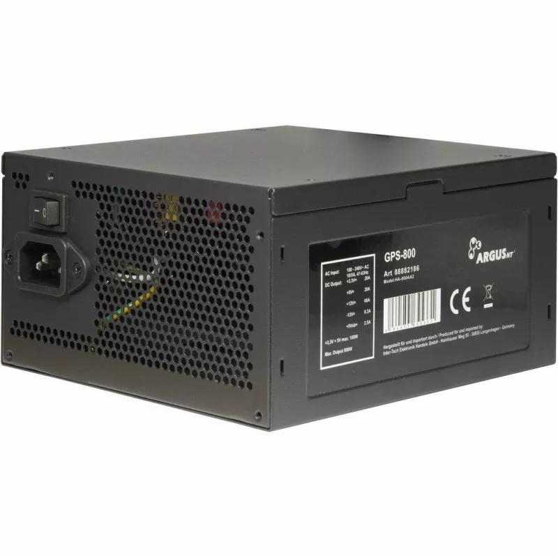 Napájací zdroj Inter-Tech Argus GPS-800 800W, 80+ Gold, ATX, 14cm ventilátor