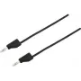 VOLTCRAFT skúšobný vodič [konektor samec 4 mm - konektor samec 4 mm] 5 m čierny MSB-300 (MSB-300-5-SW)