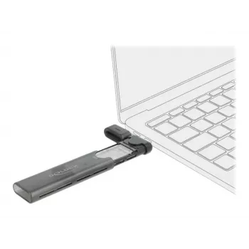 SSD puzdro DeLOCK 42635 čierne M.2
