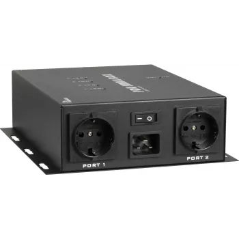 Jednotka rozvodu napájania INTER-TECH IPC PDU SA-0416EU 16A so 4 spínateľnými zásuvkami