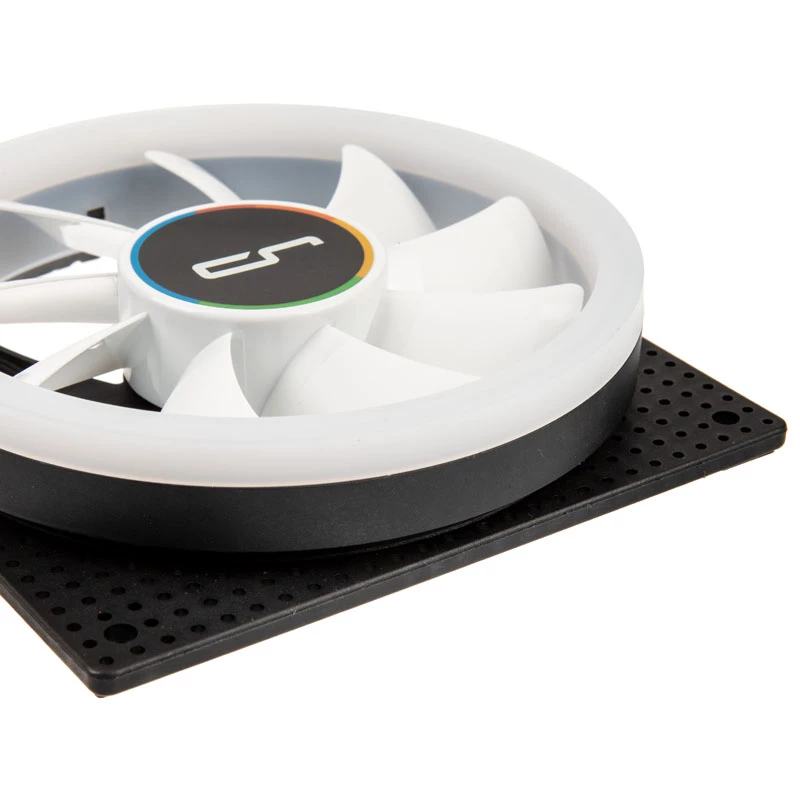 Cryorig Crona X CR-XRX1 ventilátor do skrinky, 120 mm, PWM, ARGB, biely