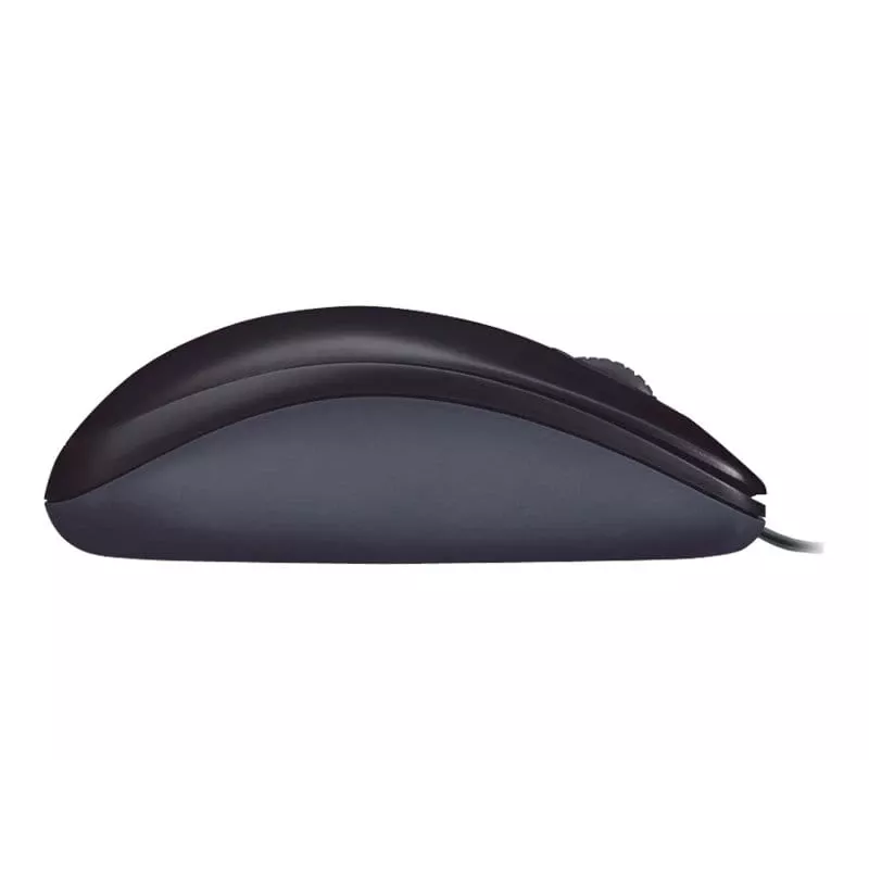 Logitech M90 káblová optická kancelárska myš — 1000 DPI, obojručná, USB Type-A, čierna