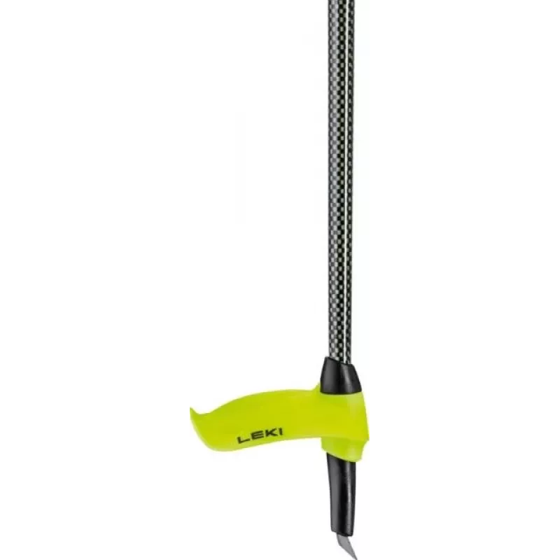 Nordic walking palice Leki Guide 2 — hliník, maximálna dĺžka 150 cm, hmotnosť 271 g, Lock Security Strap nylon, priemer tyče Ø1,6 cm, čierne