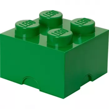 LEGO Storage Brick 4 Green, úložná krabica zelená
