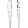 USB kábel 4smarts 541236 USB 2.0 1,8 m USB C biely