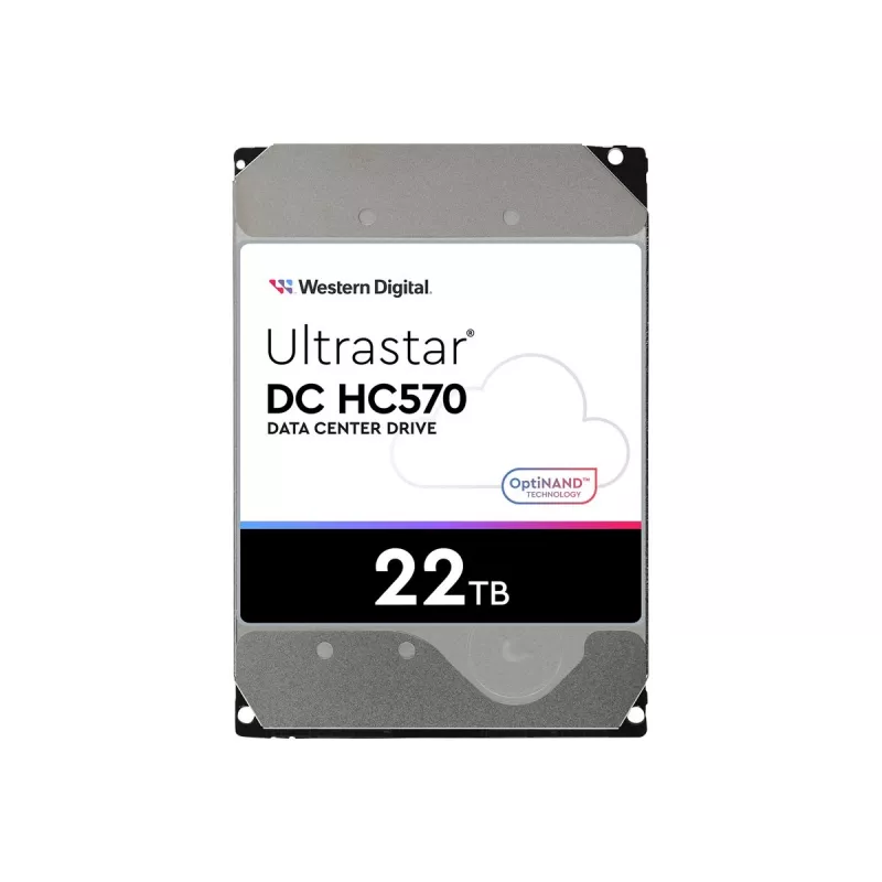 3,5 palca SAS HDD Western Digital Ultrastar DH HC570 22 TB, 12 Gbit/s, 7200 ot/min, 512 MB cache