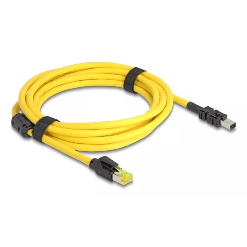 Sieťový kábel DeLOCK 81252 čierny žltý 3m Cat6