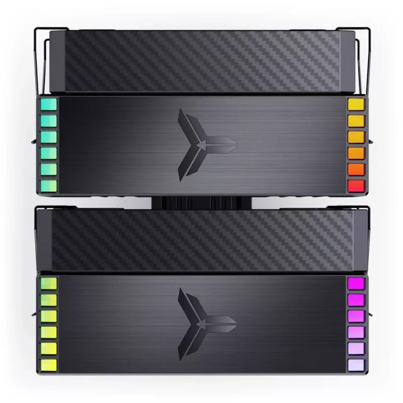 CPU chladič Jonsbo HX6280 PWM RGB 130 mm, čierny