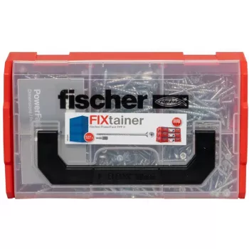 fischer FixTainer PowerFast II TX TG 562272 sortiment skrutiek do drevotriesky oceľ galvanicky pozinkovaná (562272)