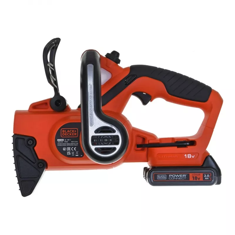 Black & Decker GKC1820L20 akumulátorová reťazová píla, čierno-oranžová