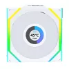 Lian Li UNI FAN SL Wireless LCD ARGB 120 mm biela balenie 3 ks