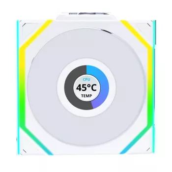 Lian Li UNI FAN SL Wireless LCD ARGB 120 mm biela balenie 3 ks