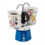 Kávovar Mokkakanne BIALETTI MINI EXPRESS sada Kandinsky rôzne farby, malý espressovar