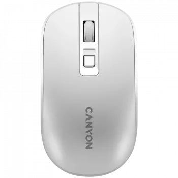 CANYON myš MW-18 wireless charge perlovo-biela