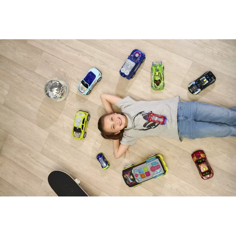 Auto Dickie Toys Mercedes-Benz E-Class Beat Spinner modré 3 AA batérie