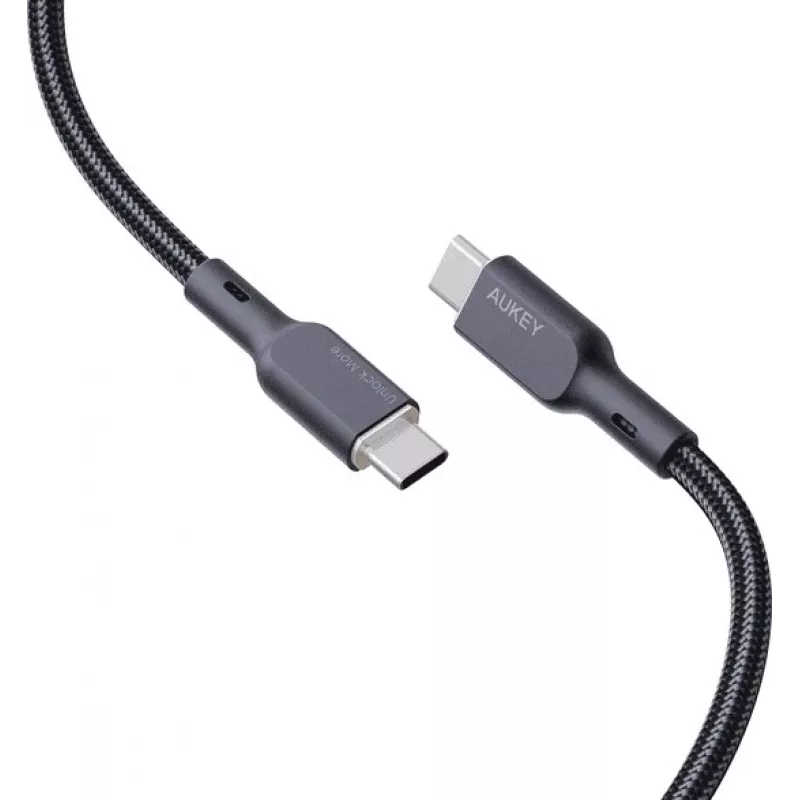 AUKEY CB-KCC101 nylonový kábel USB-C na USB-C 1m