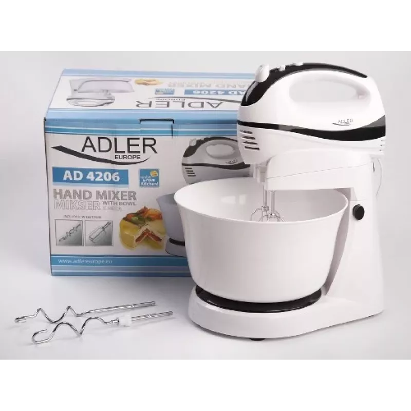 Adler AD 4206 stolový mixér čierna, biela 300 W