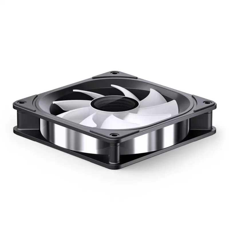 120mm ARGB skriňový ventilátor Jonsbo FR-606 čierny, 5V 3-pin konektor, model FR-606B