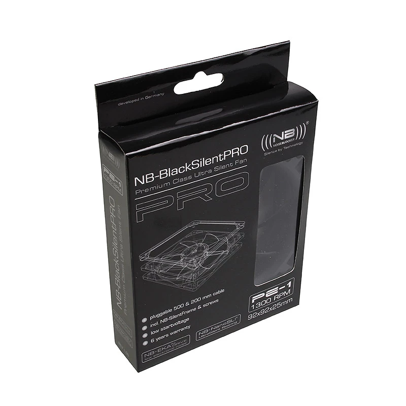 Noiseblocker BlackSilent Pro PE-1 92 mm skriňový ventilátor