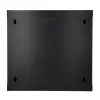 EXTRALINK LITE 9U 530X400 nástenný rack, čierny, s odkladacou policou