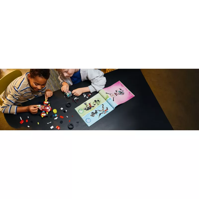 LEGO DREAMZZZ 71497 Cooperov tiger mech a Zerov Hot Rod Car