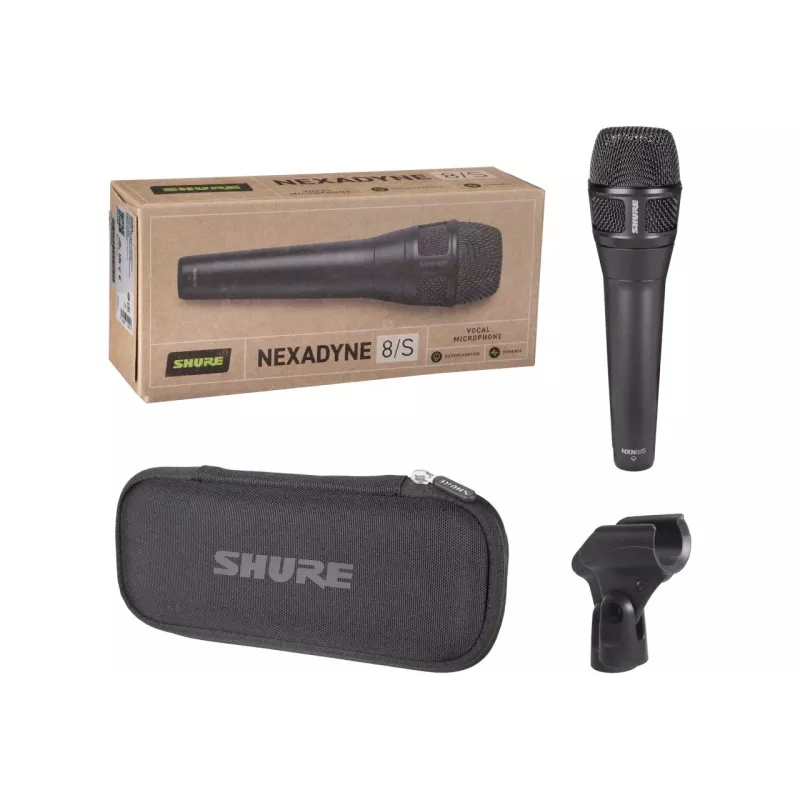 Shure Nexadyne™ 8/S - dynamický mikrofón, superkardioidná charakteristika s XLR konektorom, čierny