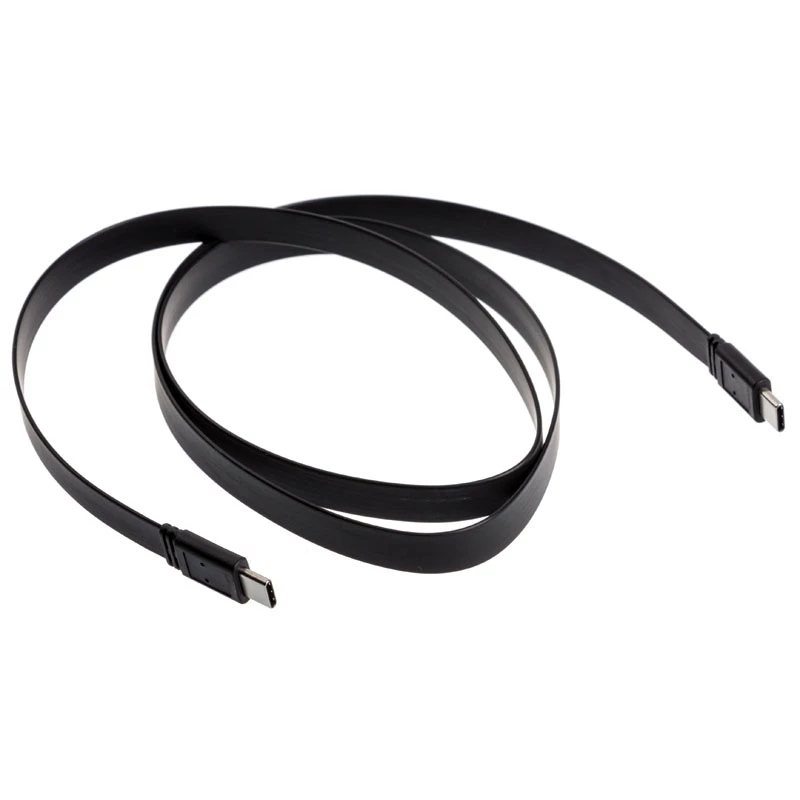 USB kábel Akasa AK-CBUB46-10BK USB 3.2 Gen 2 1 m čierny