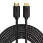 Baseus 2x HDMI 2.0 4K 30Hz kábel, 3D, HDR, 18 Gbit/s, 8 m (čierna)