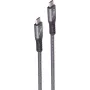 USB kábel ShiverPeaks BS13-68010 USB4 Gen 3x2 0,5 m USB C sivý