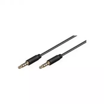 Microconnect IPOD012 audio kábel 1 m 3,5 mm čierny