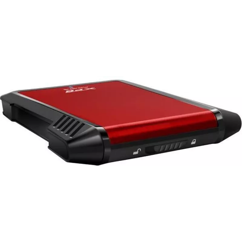ADATA EX500 HDD/SSD puzdro čierna, červená 2,5 inch