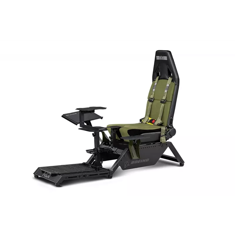 Sedadlo kokpitu Next Level Racing Flight Simulator Boeing Military 396055 — špeciálne sedadlo pre letecký simulátor, kompatibilné s riadiacimi pákami a pedálmi