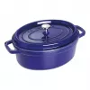 Liatinový kochlík Staub 4,25 L, 29 cm, modrý