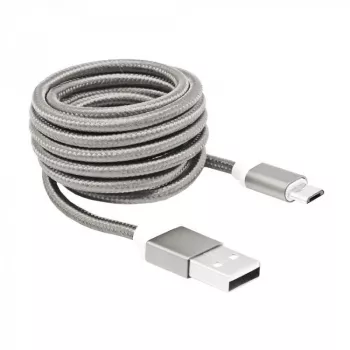 Sbox USB->Micro USB M/M 1,5 m USB-10315W biela