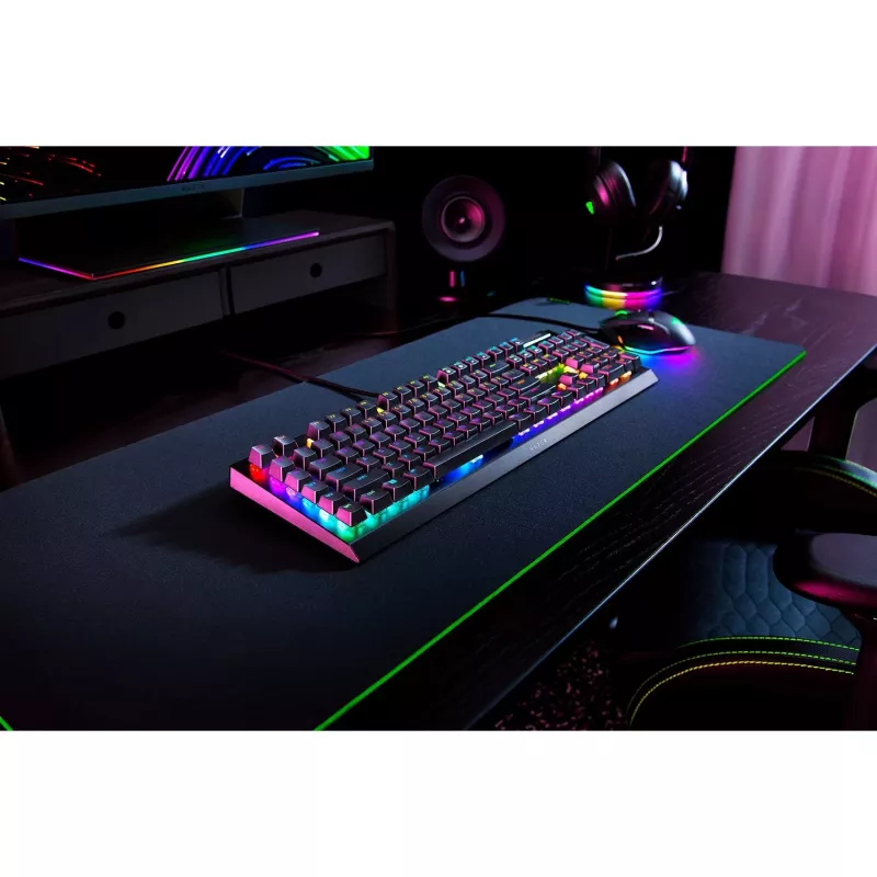 Razer BlackWidow V4 X klávesnica herná USB QWERTZ nemecká čierna