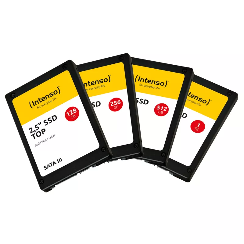 Intenso SSD||256GB|SATA 3.0|SLC|rýchlosť zápisu 500 MBytes/sec|rýchlosť čítania 520 MBytes/sec|2,5|3812440