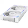 Skriňový ventilátor do počítača NZXT F240X 120 mm biely, 1 kus, 240 × 120 × 30 mm