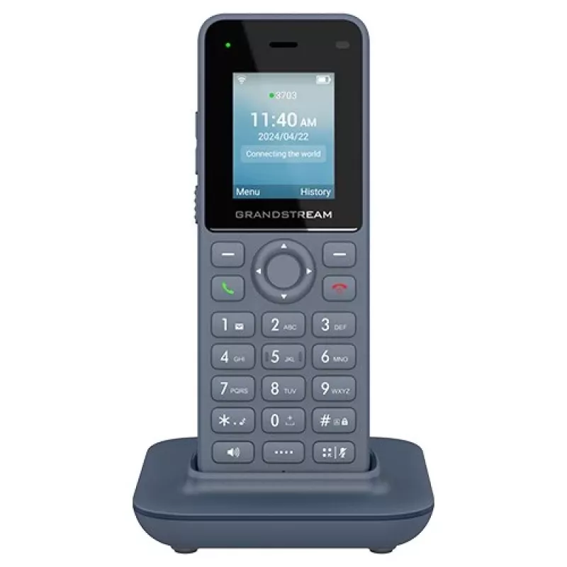Grandstream Networks WP8256 IP telefón antracit 3 linky LCD Wi-Fi