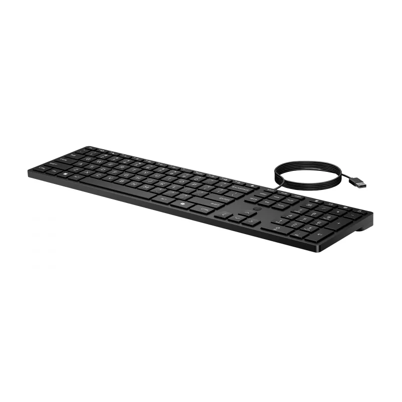 HP 320K USB káblová klávesnica - čierna - US/RUS