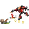 LEGO stavebná hračka sada Sonic the Hedgehog 77005 Knuckles vs Dr Eggman Egg Crusher Mech, 350 dielov, vek 8+