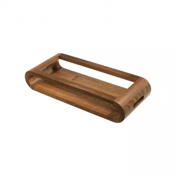 Servírovací podnos artelegno VASD orechové drevo 37 cm obojstranný