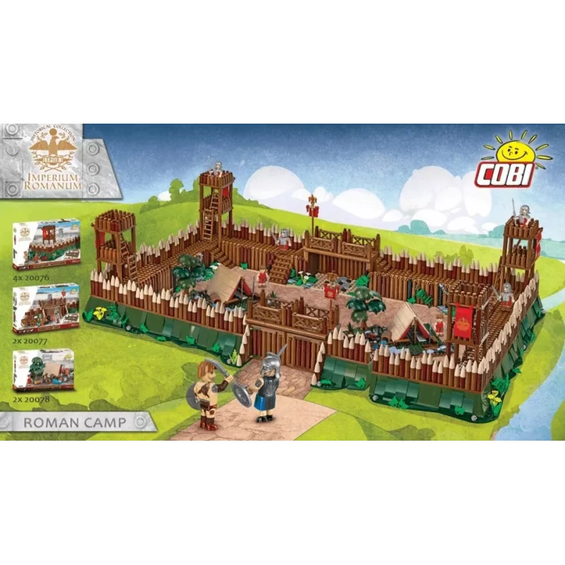 Cobi stavebnica Imperium Romanum — Rímska táborová brána, 591 dielov