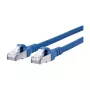METZ CONNECT patch kábel S/FTP Cat.6A modrý 1,0 m