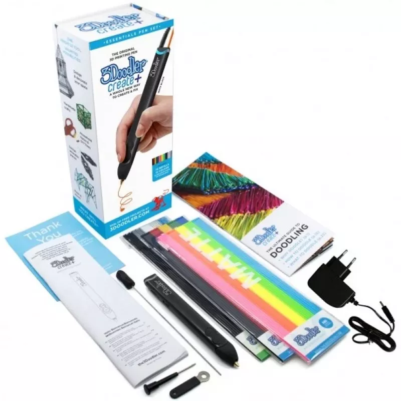3Doodler filament pre Create+ a Pro+, 250 ks, ABS, mix odtieňov sivej