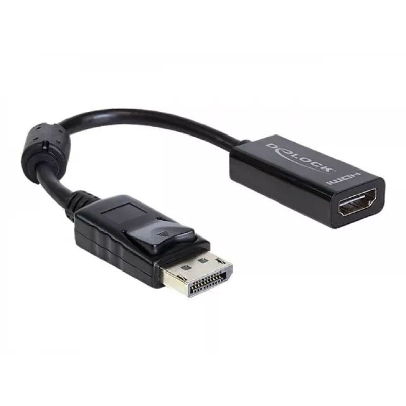 Videokáblový adaptér DELOCK 61849 0,125 m DisplayPort na HDMI