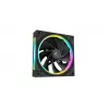 DeepCool FL12R 3-in-1 ventilátory do skrinky 120 mm (3 ks), Reverse, 4-pin PWM, 500–2150 ot./min, FDB, čierne