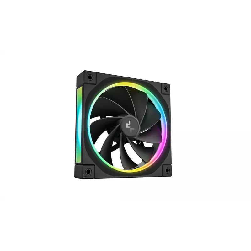 DeepCool FL12R 3-in-1 ventilátory do skrinky 120 mm (3 ks), Reverse, 4-pin PWM, 500–2150 ot./min, FDB, čierne