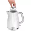 Elektrická kanvica Tefal KO250130 — objem 1,7 L, 2400 W, biela